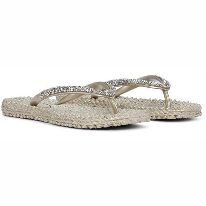 Ilse Jacobsen - Platform Flip Flops - Platin